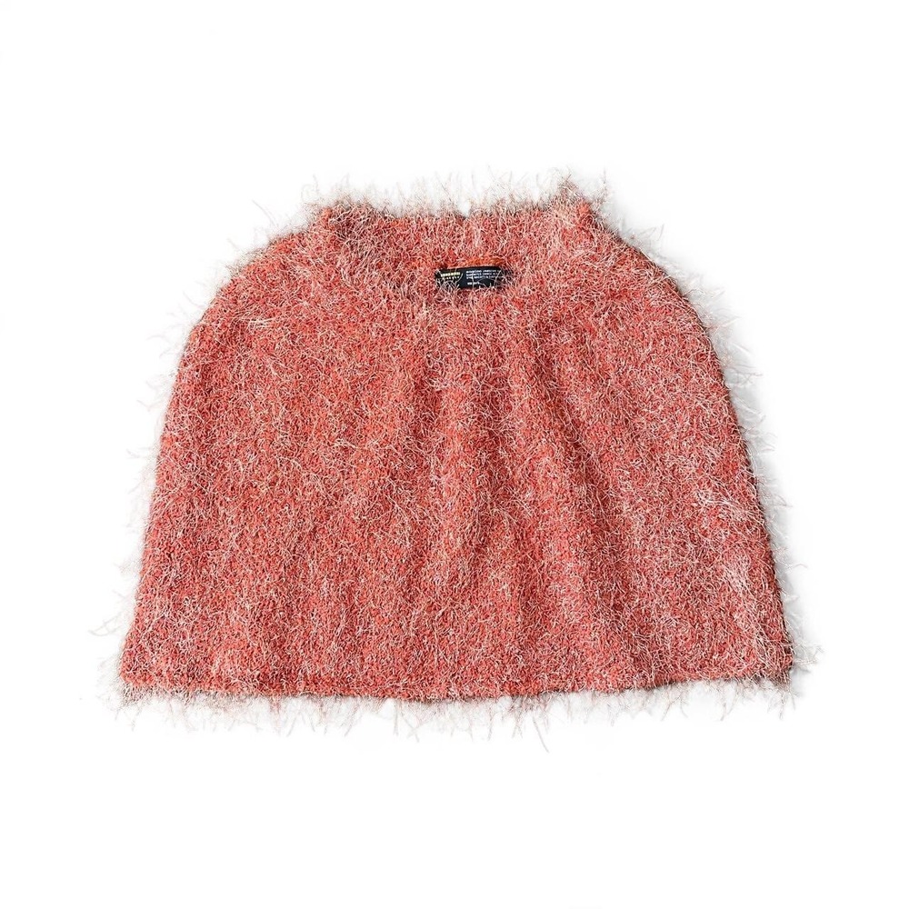Pink Fuzzy Mini Skirt by Finesse
